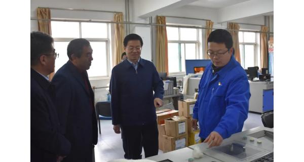 寶雞市委常委、統(tǒng)戰(zhàn)部部長高宏真一行來紡電公司調研
